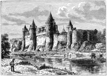 Schloss Josselin, Frankreich, 1898