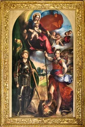 Madonna mit Jesuskind und St. Georg und Erzengel Michael