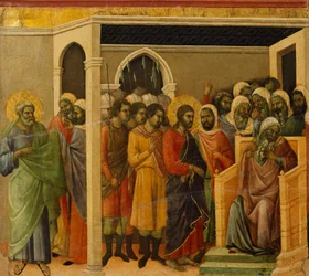 Christus vor Kaiphas (Detail)