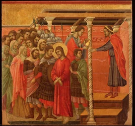 Pontius Pilatus wäscht seine Hände (Maestà-Altarbild)
