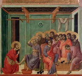 Die Fußwaschung (Detail)