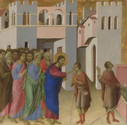 Die Heilung des Blindgeborenen, ca. 1308-1311
