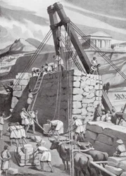 Wiederaufbau der Mauern von Athen, 393 v. Chr.