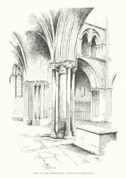 Ansicht im Presbyterium, Kathedrale von Chichester