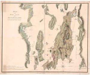 Ein Plan von Rhode Island von Holland