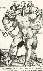 Arminianismus als fünfköpfiges Monster
