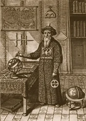 Johann Adam Schall von Bell, aus China Illustrata von Athanasius Kircher, 1667