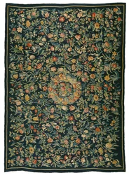Tapisserie-Tischteppich aus Amsterdam (Wolle und Seide)