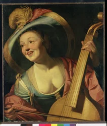 Der Viola da Gamba Spieler