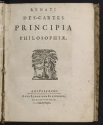 Titelseite von Principia philosophiae von Rene Descartes
