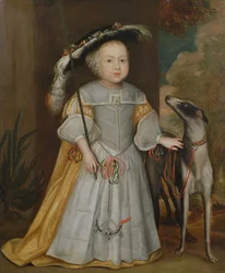 Junger Junge und Zeiger, 1650