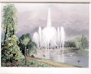 Der Flusspferdbrunnen, Enville, veröffentlicht von Thomas McLean