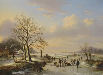 Die Eisläufer, 1850