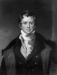 Sir Humphrey Davy, kornischer Chemiker und Physiker