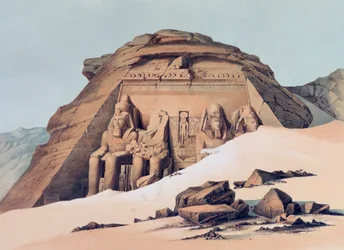 Tempel von Abu Simbel, 1842-1845