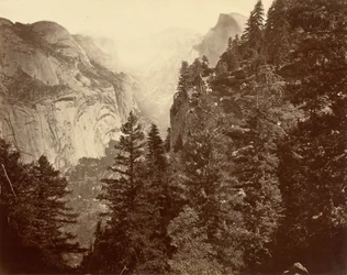 Tenaya Canyon vom Union Point, Yosemite-Tal, 1872