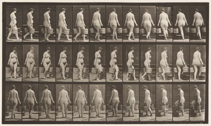Tafel 106. Treppensteigen, Eimer Wasser in jeder Hand