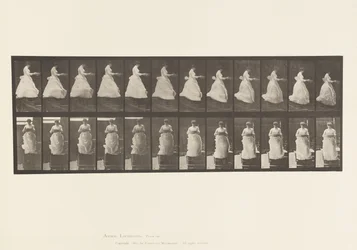 Tafel 134. Treppen hinuntergehen, mit Becken in den Händen