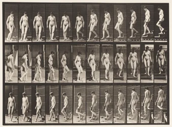 Tafel 138. Treppe hinuntergehen, sich umdrehen; Krug in der linken Hand