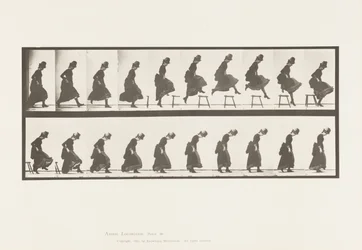 Tafel 156. Springen; Laufen, gerader Hochsprung
