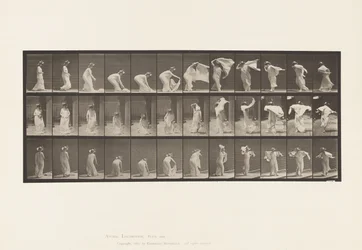 Tafel 233. Einen Schal heben, um die Schultern legen, sich drehen