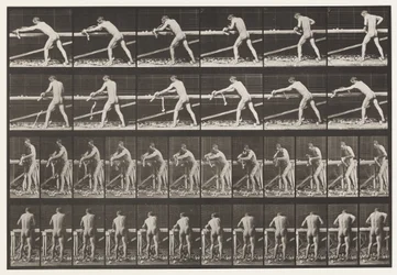 Tafel 379. Zimmermann, ein Brett hobeln, 1872-1885