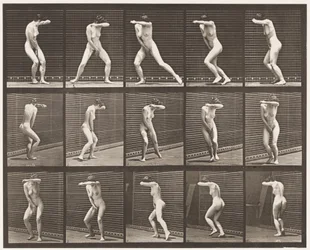 Tafel 73. Sich überrascht umdrehen und weglaufen, 1872-1885