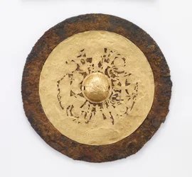 Spiegel mit der Königinmutter des Westens (Xiwangmu) und dem Herzogvater des Ostens (Dongwanggong), 25-220