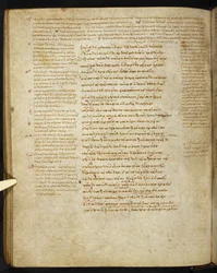 Burney 86, c.86v aus dem Townley Homer (Pergament)
