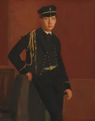 Achille De Gas in der Uniform eines Kadetten, 1856-1857