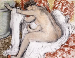 Nach dem Bad (Frau trocknet sich); La Sortie du Bain (Femme S