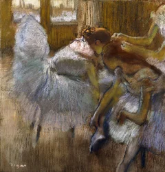 Tänzer bei der Pause, ca. 1885
