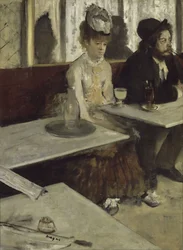 In einem Café, auch Absinth genannt