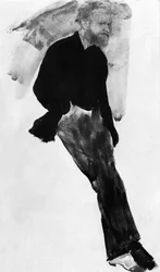 Edouard Manet (1832-1883) französischer Maler, Zeichnung von Edgar Degas