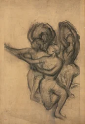 Gruppe von Tänzern, ca. 1895-1900