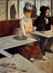 In einem Café oder Der Absinth