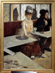 Im Café, auch „Absinth“ genannt, 1875-1876. Maße: 92 x 68 cm. Paris, Musée d’Orsay.