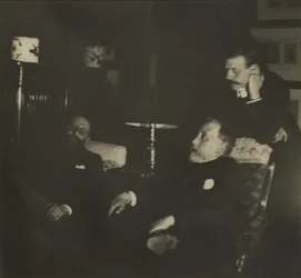 Jules Taschereau, Edgar Degas und Jacques-Emile Blanche, Dezember 1895