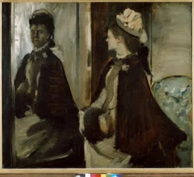 Madame Jeantaud am Spiegel