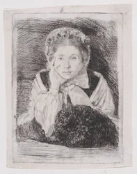 Marguerite De Gas, die Schwester des Künstlers
