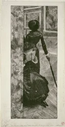 Mary Cassatt in der Gemäldegalerie im Louvre