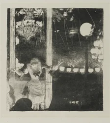 Mlle Becat im Café des Ambassadeurs, 1877-78