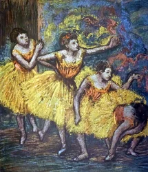 Vier Tänzerinnen von Edgar Degas