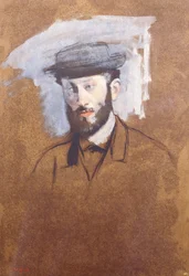 Porträt von Eugene Manet, ca. 1875