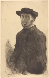 Selbstporträt (Edgar Degas, von ihm selbst)
