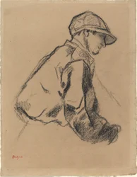 Studie eines Jockeys