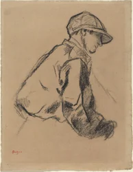 Studie eines Jockeys