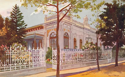 Vilino Nair, Residenz von Admiral Baron de Teffé von Hoonholtz, Petropolis, 1914