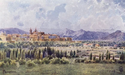 Nordspanien: Pamplona, von der Straße zur Grenze