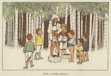 Indien, ein Schlangenbeschwörer